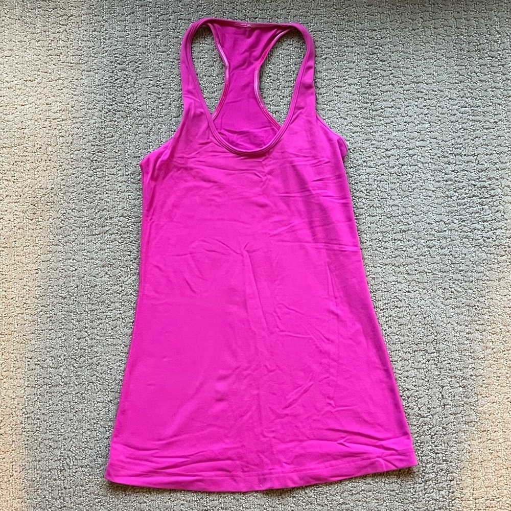 Lululemon Pink Racerback Tank